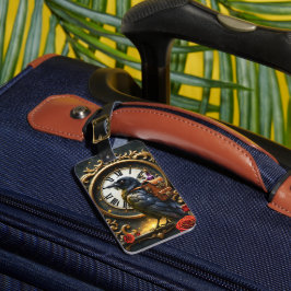 The Raven’s Clockwork Delivery  Bagagebricka