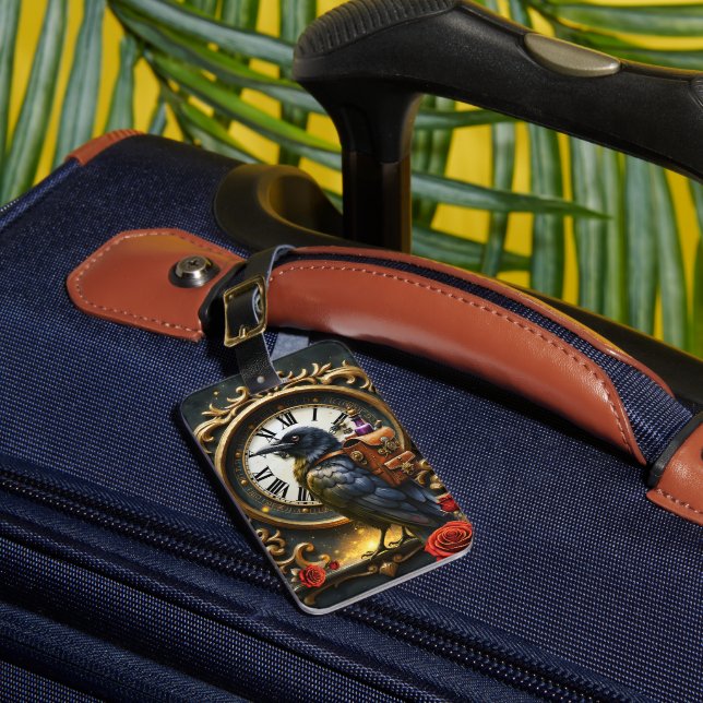 The Raven’s Clockwork Delivery  Bagagebricka (Framsida Insitu 1)