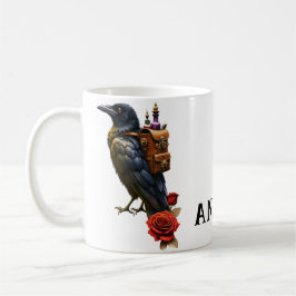 The Raven’s Clockwork Delivery  Kaffemugg