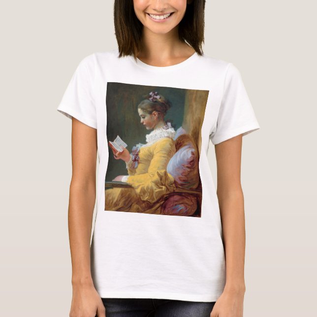 The Reader, Fragonard, 1776 T Shirt (Framsida)