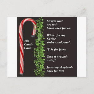 THe Real Candy cane: Helg Vykort