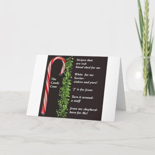 THe Real Candy cane: Helgkort (Framsida)