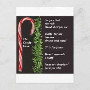 THe Real Candy cane: Vykort