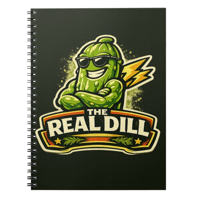 The Real Dill - Matgalna Vänner Anteckningsbok (Framsidan)