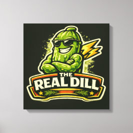 The Real Dill - Matgalna Vänner Canvastryck