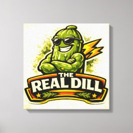 The Real Dill - Matglada Vänner Canvastryck