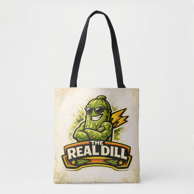 The Real Dill - Matglada Vänner Tygkasse (Framsida)