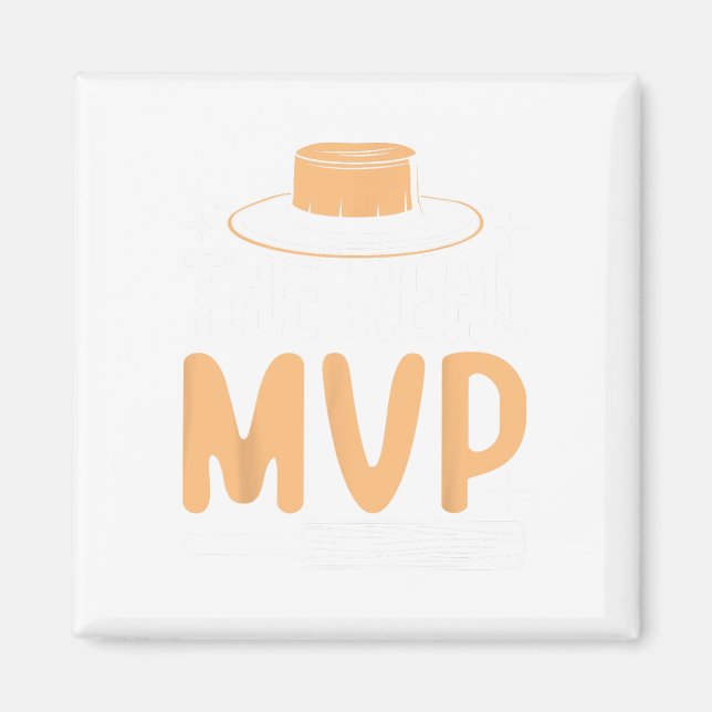 The Real Mvp Cricket  Magnet (Framsidan)