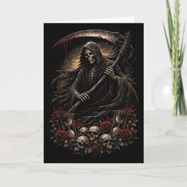 The Reaper’s Hourglass Helgkort (Framsida)