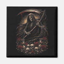 The Reaper’s Hourglass Magnet