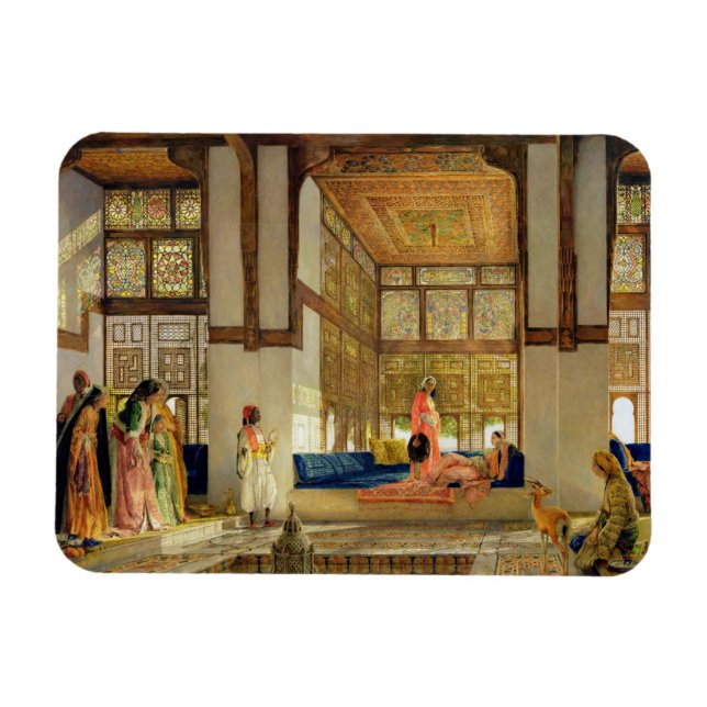 The Reception, 1873 (olja på panel) Magnet (Horisontell)