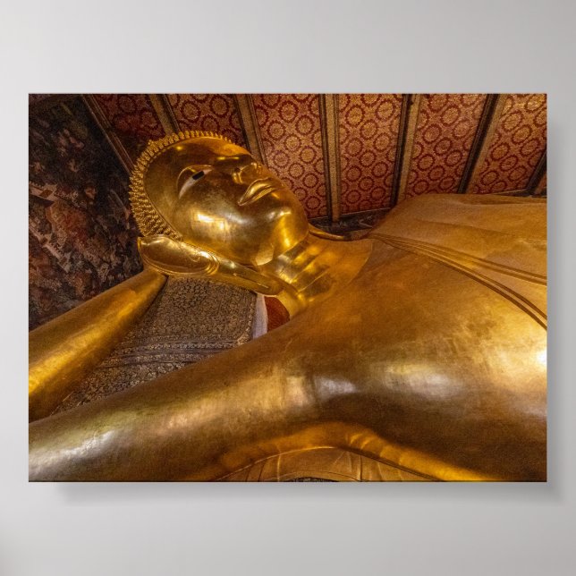 The Reclining Buddha in Bangkok Poster (Framsidan)