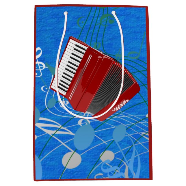 The Red Accordion, Blue Music Design (Framsidan)
