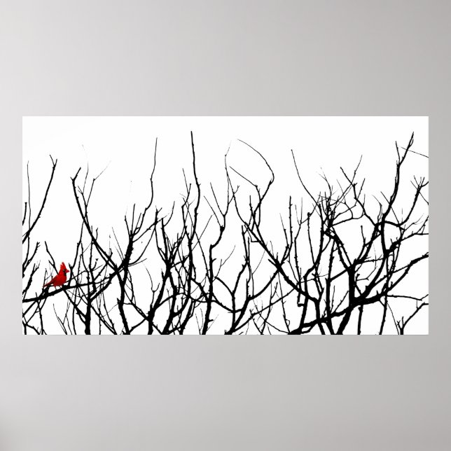 The Red Bird by Leslie Peppers Poster (Framsidan)