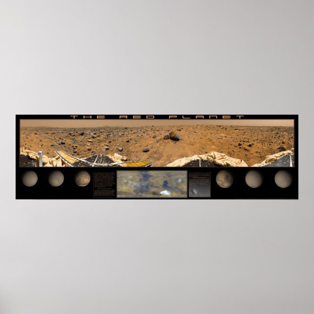 The Red Planet: Super Panorama Frieze Poster (Framsidan)