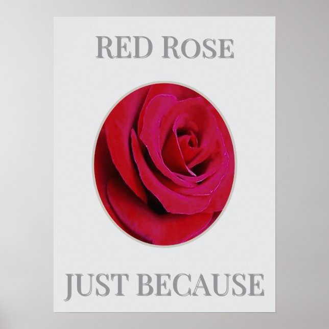 THE RED Rose Poster (Framsidan)