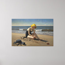 The Red Starfish (Signed Canvastryck