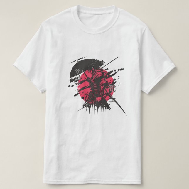 The Red Sun Warrior T-shirts  (Design framsida)