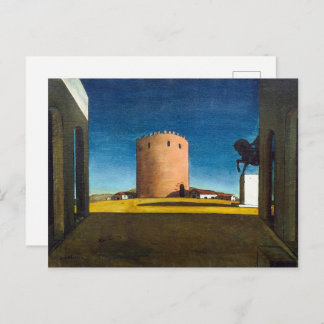 The Red Tower | Giorgio de Chirico |  Vykort