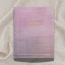 The Refrain | Personlig Mauve Poesi Anteckningsbok