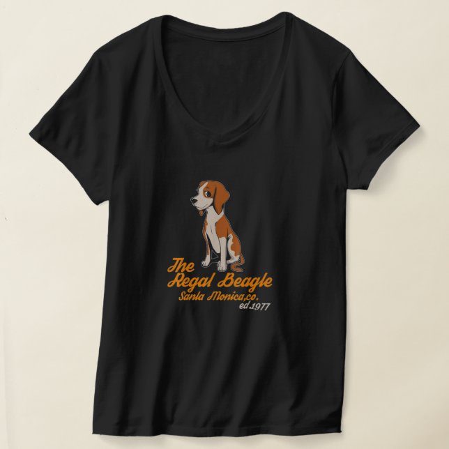 The Regal Beagle Company 70s 80s T Shirt (Laydown)