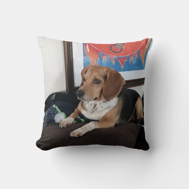 The Regal Beagle Toss Pillow Kudde (Framsida)
