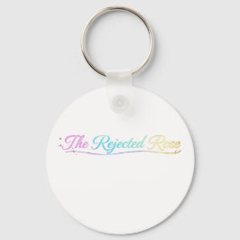 The Rejected Rose: Official Rainbow Logo Keychain Nyckelring