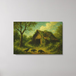 The Restoration: Summer Bloom on the Frontier Canvastryck