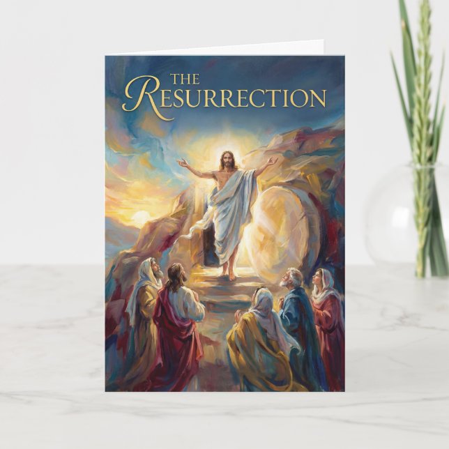 The Resurrection Easter Card Kort (Framsida)