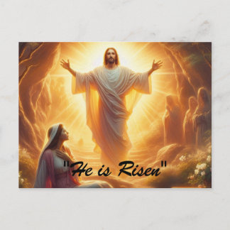 The Resurrection Light: Jesus Christ Rises Helg Vykort