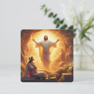 The Resurrection Light: Jesus Christ Rises Julkort