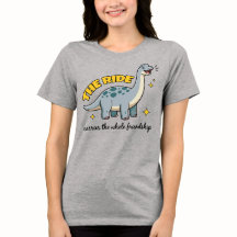 The Ride Bestie T-Shirt, Rolig Dinosaurie Tee