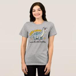 The Ride Bestie T-Shirt, Rolig Dinosaurie Tee