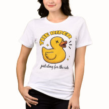 The Rider Bestie T-Shirt, Rolig Rubber Duck Tee