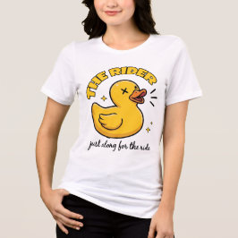 The Rider Bestie T-Shirt, Rolig Rubber Duck Tee