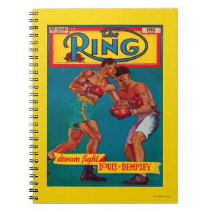 The Ring Magazine Omslag Anteckningsbok Med Spiral