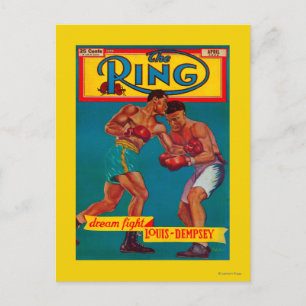 The Ring Magazine Omslag Vykort