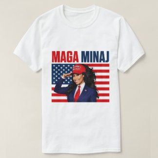 The Rise Of  Maga Minaj And Trump T Shirt