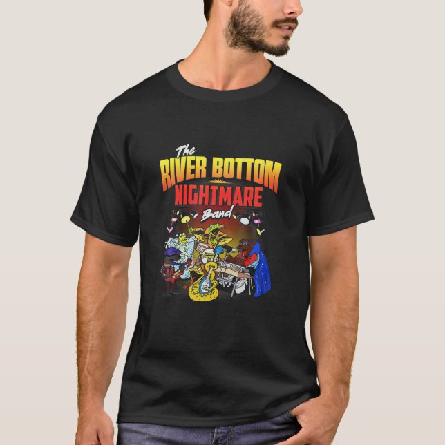 The River Bottom Nightmare Funny Jug Band Christma T Shirt (Framsida)