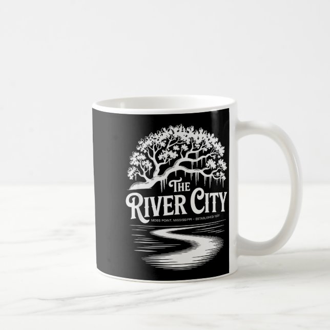 The River City Moss Int Live Oak Est. 1901  Kaffemugg (Höger)