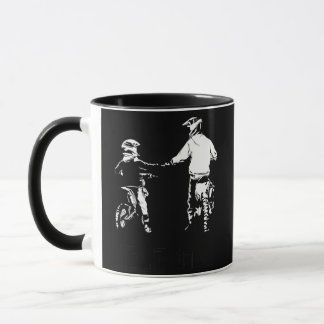 The Road Father Dad And Son Motocross Dirt Bike Mugg