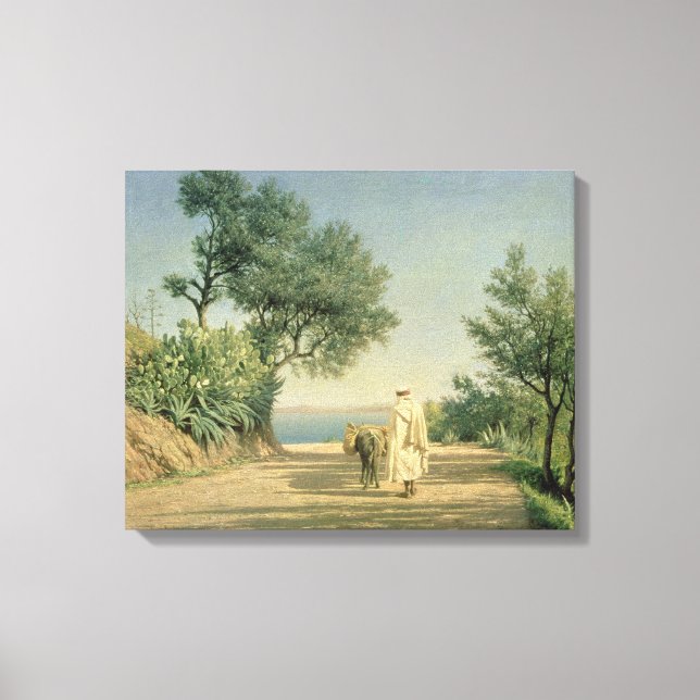 The Road to the Sea, Algeriet, 1883 Canvastryck (Framsida)