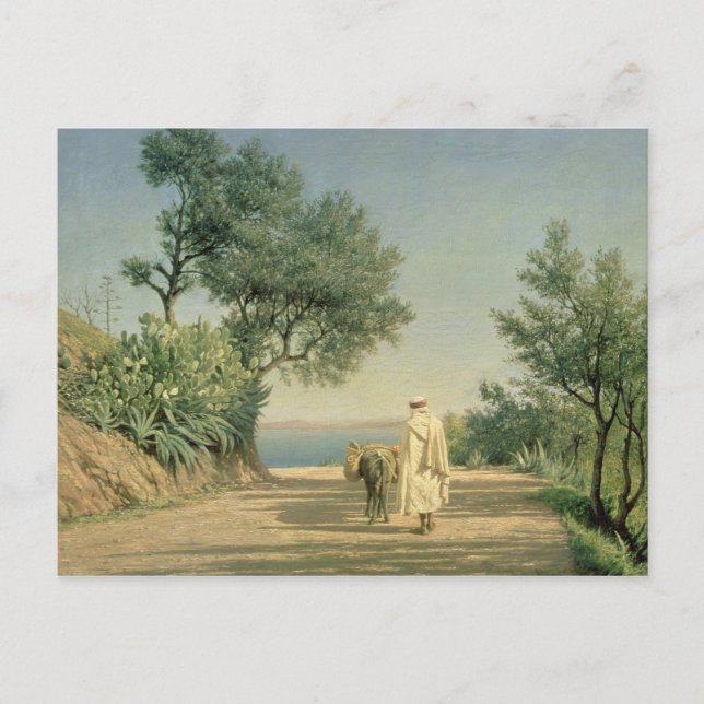 The Road to the Sea, Algeriet, 1883 Vykort (Framsida)