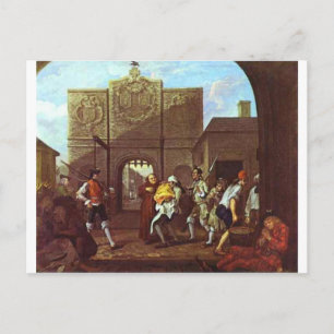The Roast Beef of Old England by William Hogarth Vykort