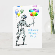 The Robot and the Balloons' Birthday Party