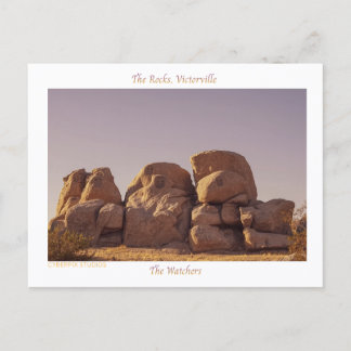 “The Rocks” Victorville Vykort