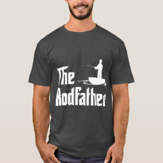 The Rodfather Funny Fishing for Fisherman Gift T Shirt