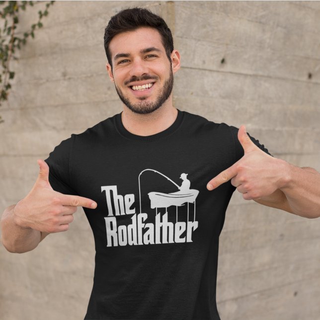The Rodfather Funny Fishing T Shirt (Skapare uppladdad)