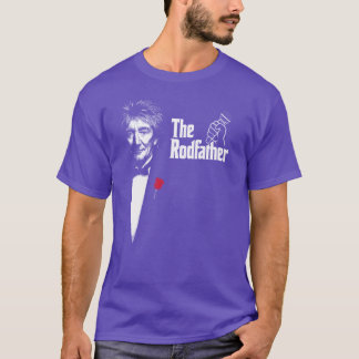 The Rodfather Rod Stewart Gudfadern Parodi Design T Shirt