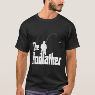 The Rodfather Rolig Fiskare T Tröja Hav, Flugfiske